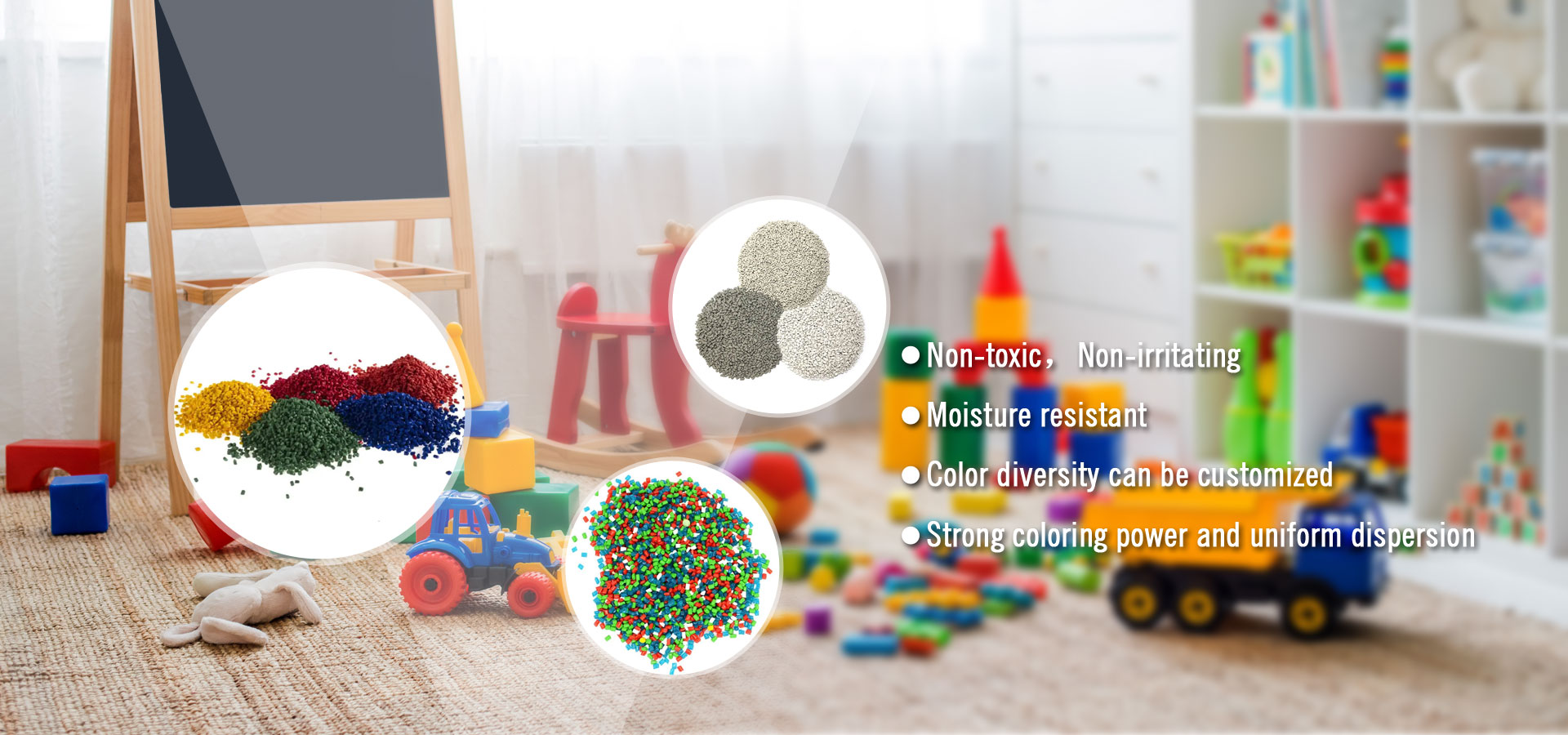 Pengeluar Masterbatches Warna